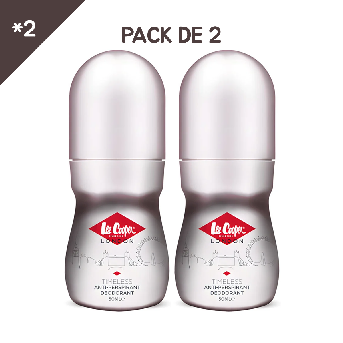 Lee Cooper - Timeless - Déodorant Roll-On Anti-Transpirant
