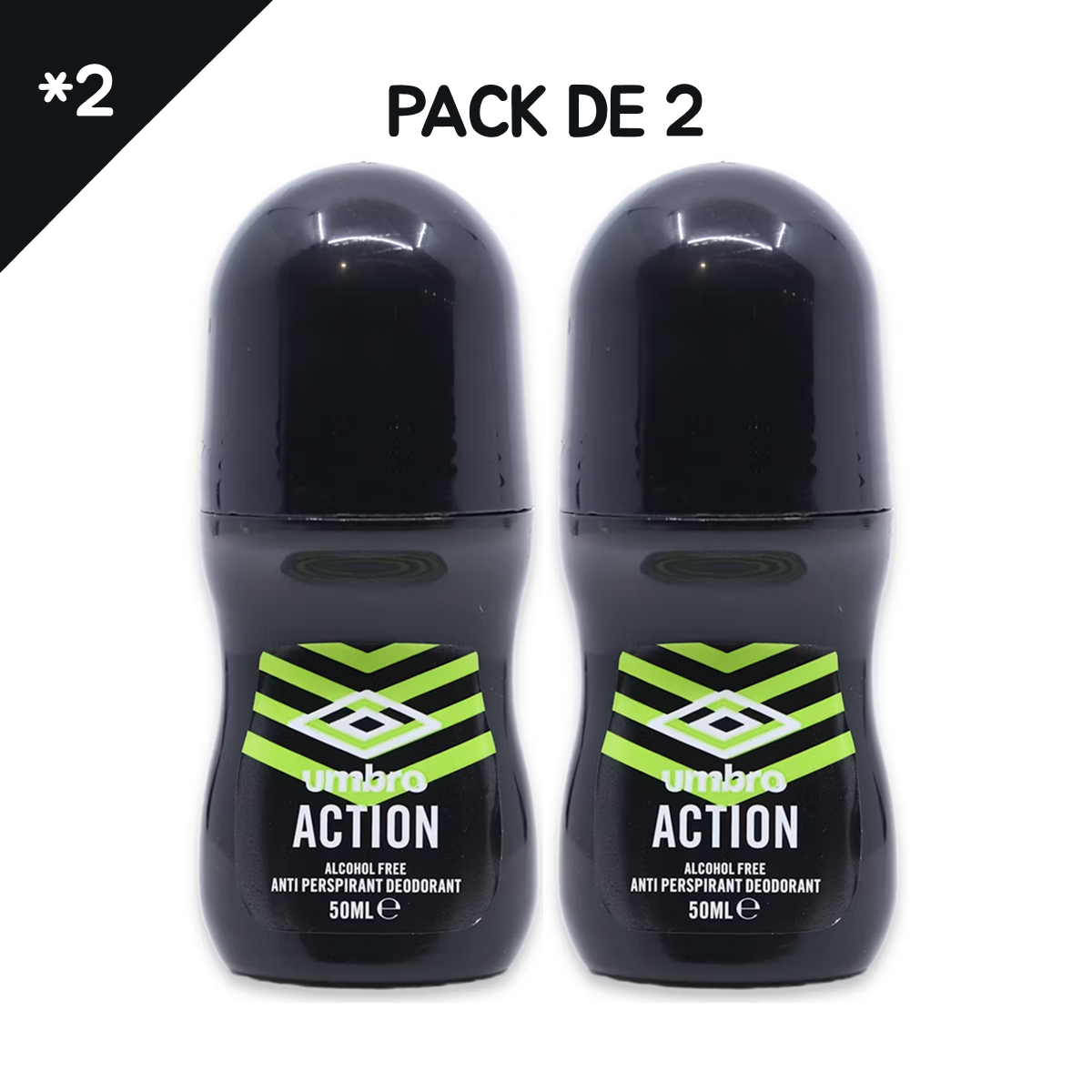 Umbro - Action -Déodorant Roll On pour Homme
