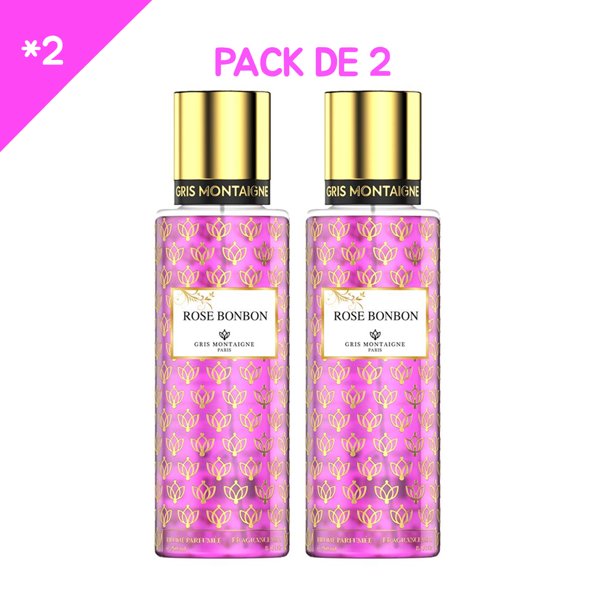 Gris Montaigne - Rose Bonbon - Fragrance Brume