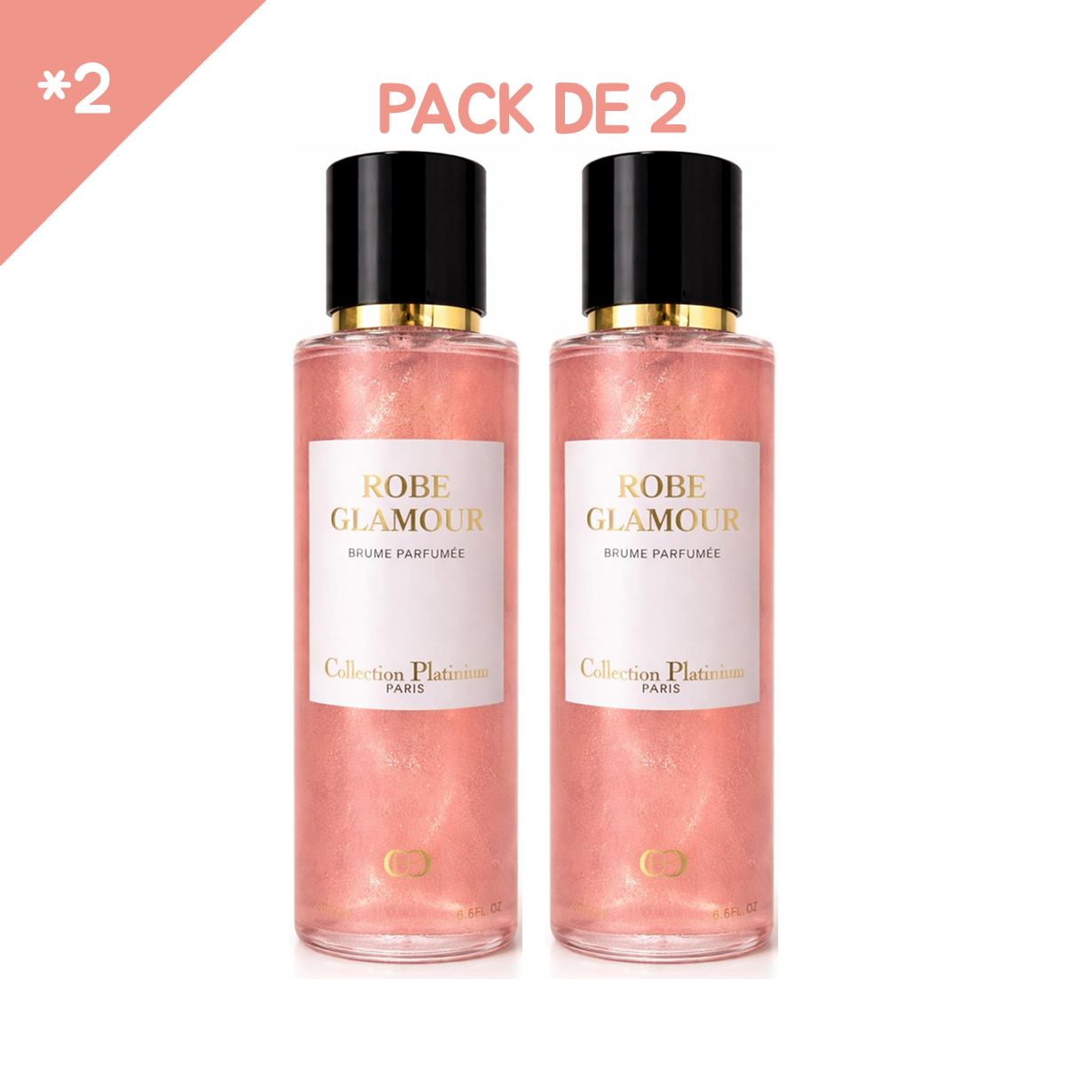 Collection Platinium - Robe Glamour - Brume Parfumée pailletée