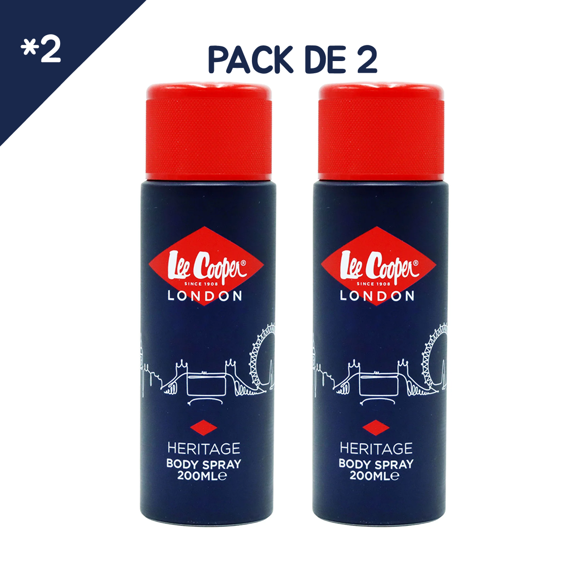 Lee Cooper - London Heritage - Déodorant Spray Mixte