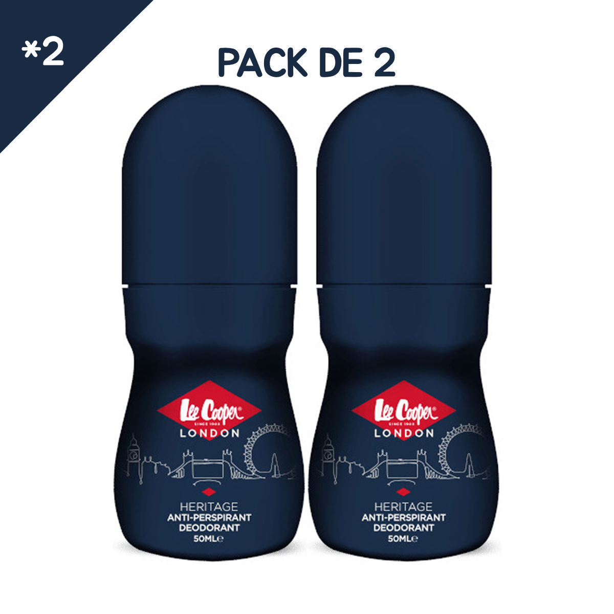 Lee Cooper - Heritage - Déodorant Roll-On Anti-Transpirant