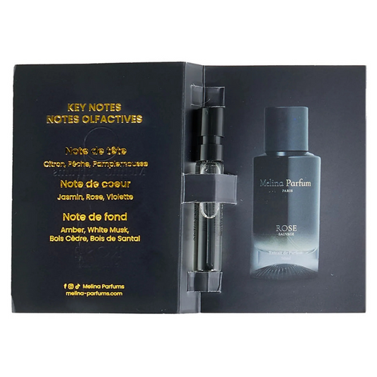 Melina Parfums - échantillons Rose sauvage