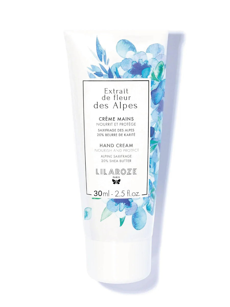 Lilaroze Paris - Crème Mains Extrait de Fleur Des Alpes Nourrit et Protège