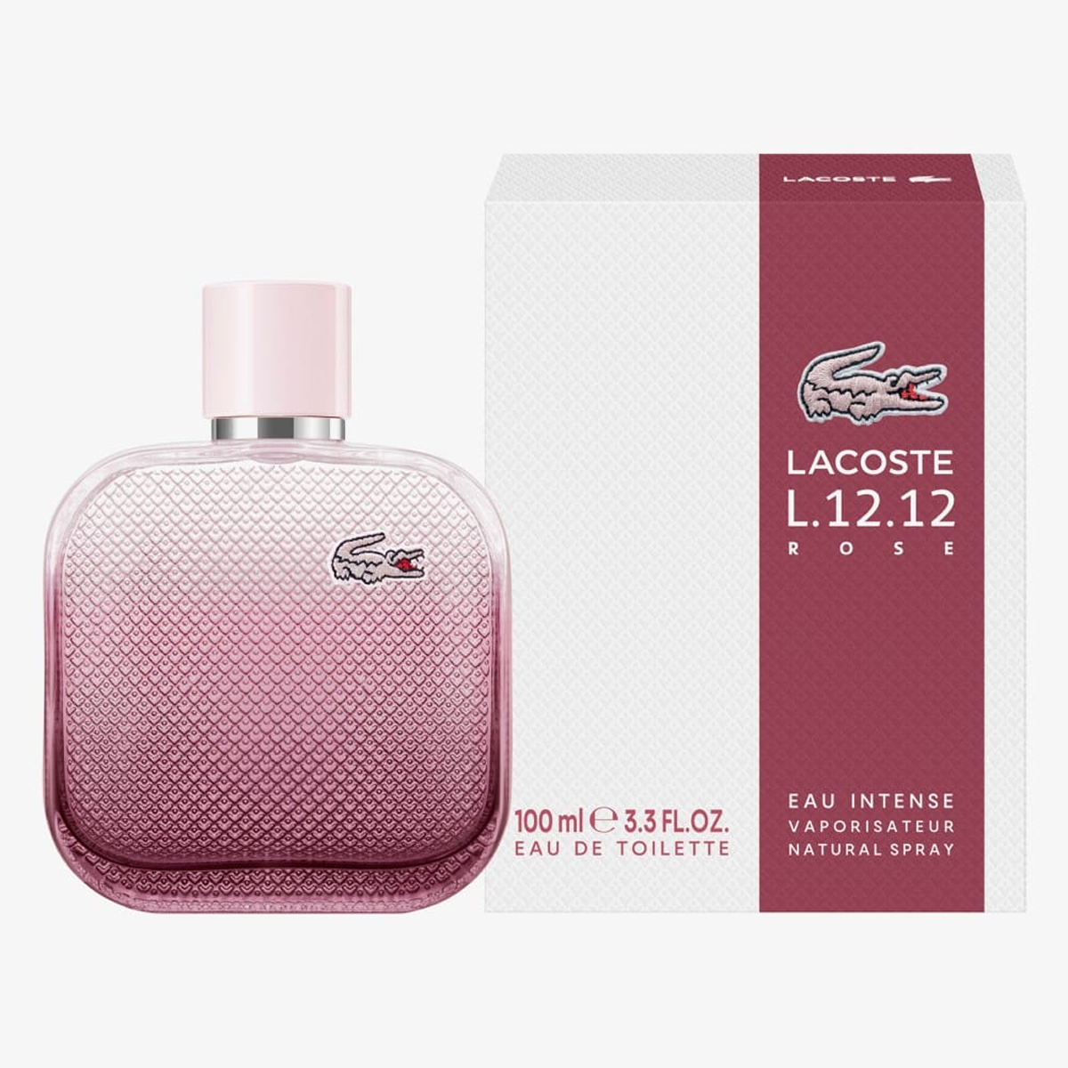 Lacoste - L.12.12 Rose Eau Intense - Eau de Toilette Intense pour Femme