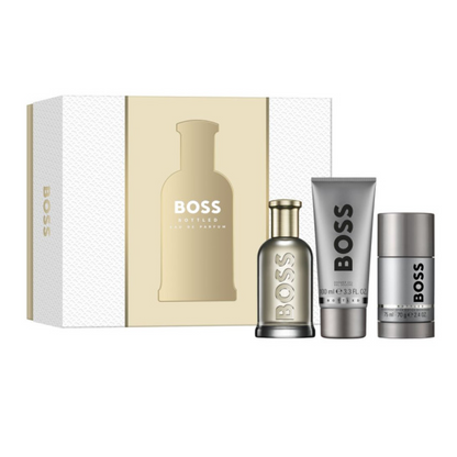 Hugo Boss - Coffret Boss Bottled - Eau de Parfum , Gel Douche et Déodorant Stick pour Homme