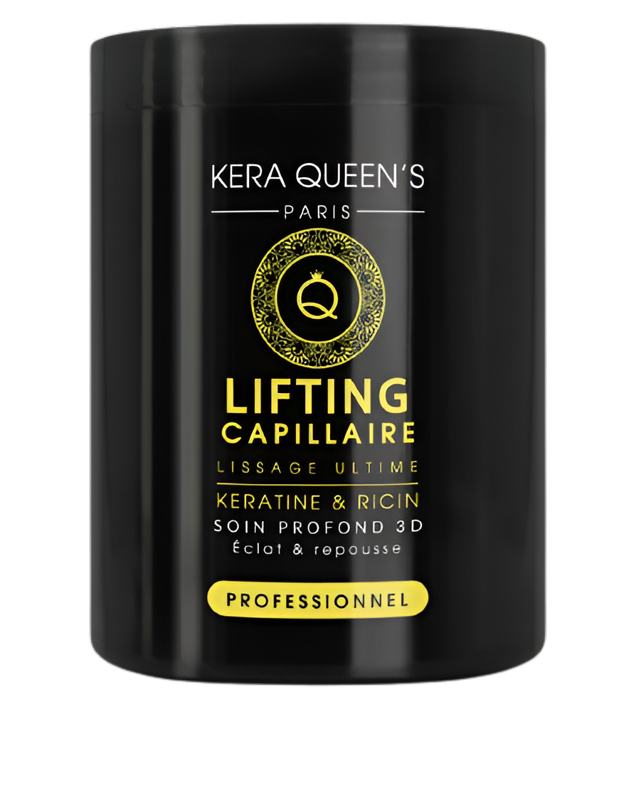 Kera Queen's - Soin Lifting Kératine & Ricin Lissage Ultime