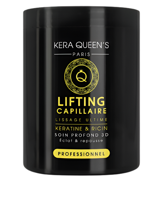 Kera Queen's - Soin Lifting Kératine & Ricin Lissage Ultime