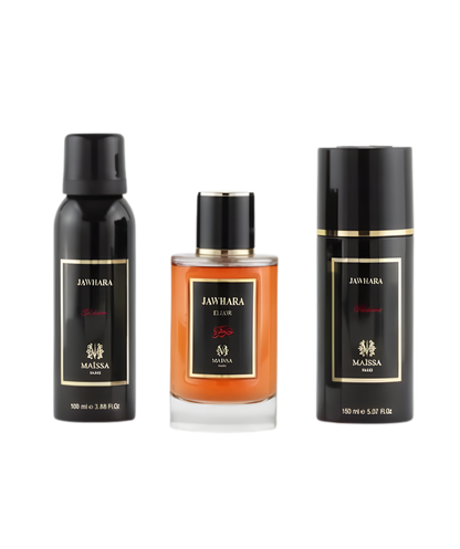 Maissa Coffret Jawhara 100ml+Déo 150ml+Gel 150ml