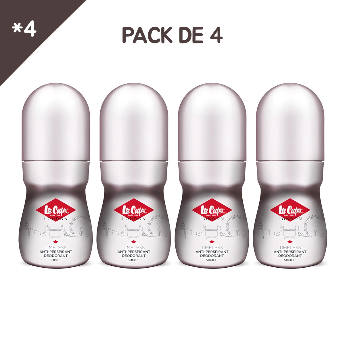 Lee Cooper - Timeless - Déodorant Roll-On Anti-Transpirant