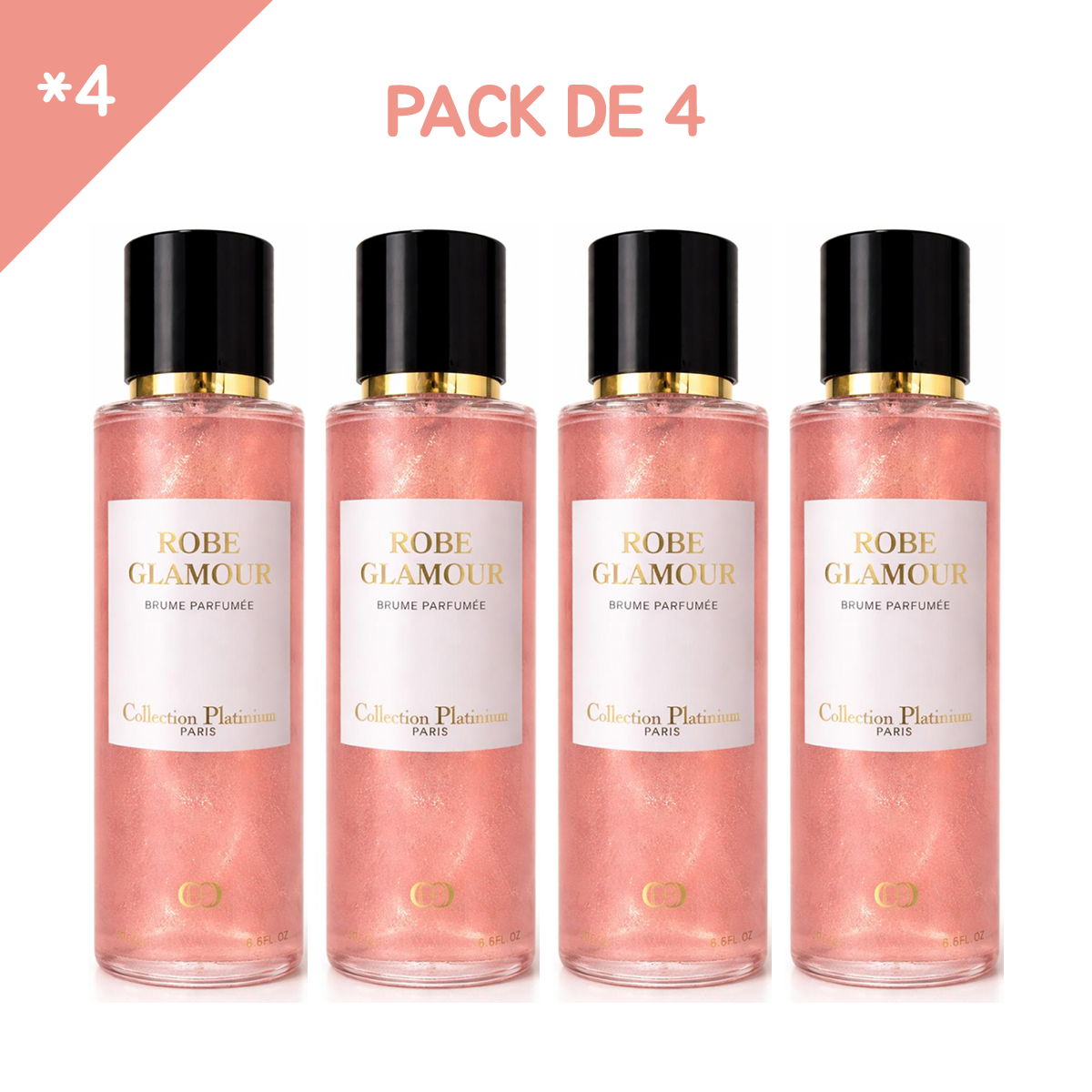Collection Platinium - Robe Glamour - Brume Parfumée pailletée