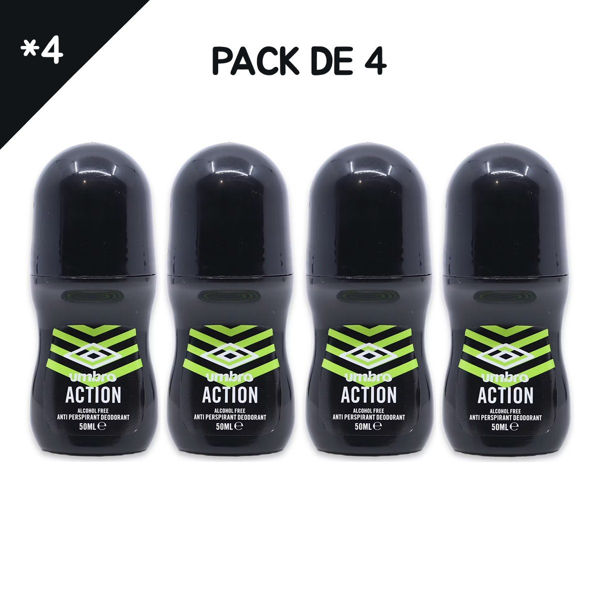 Umbro - Action -Déodorant Roll On pour Homme