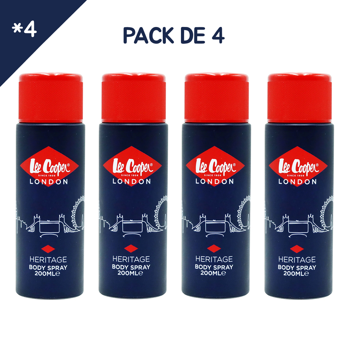 Lee Cooper - London Heritage - Déodorant Spray Mixte