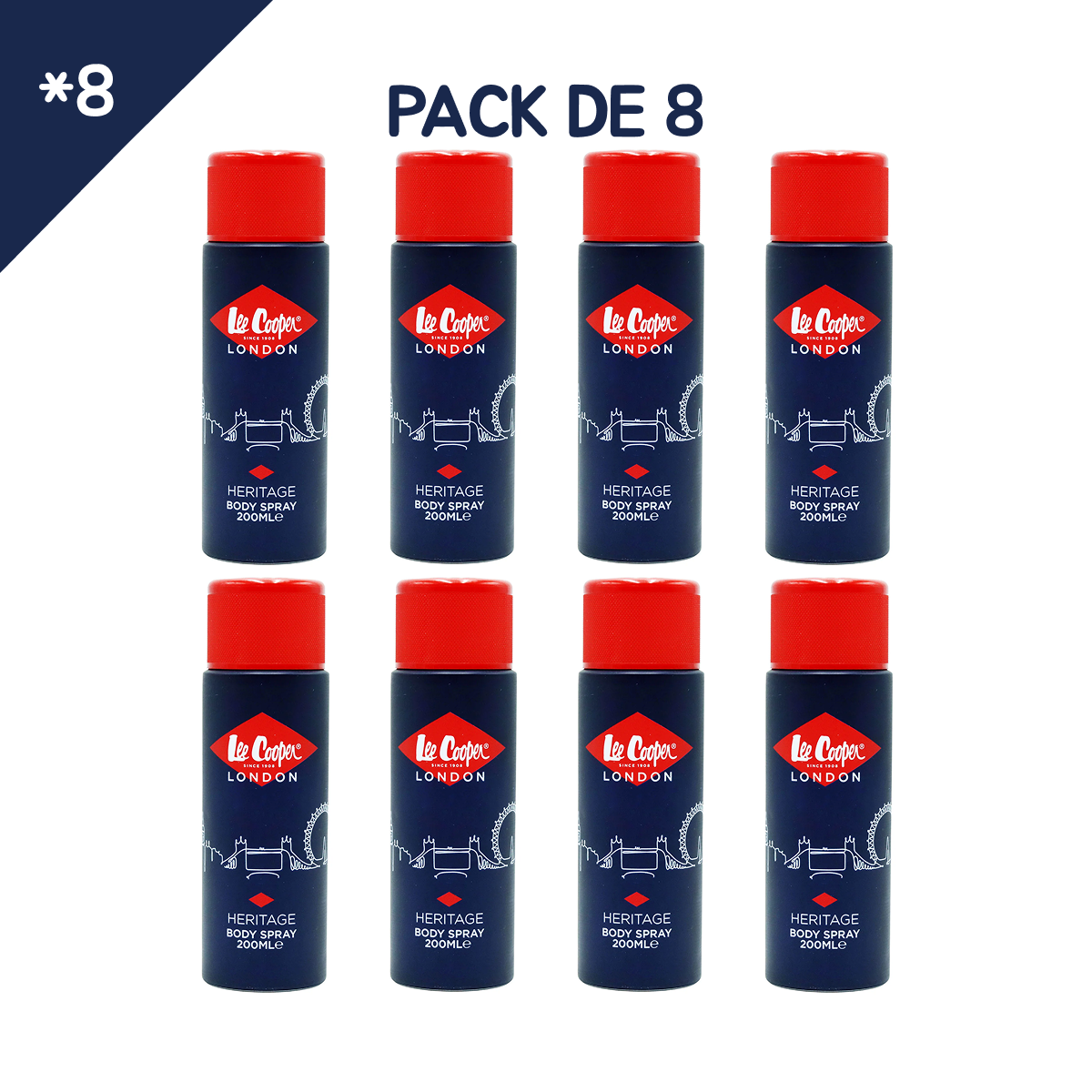 Lee Cooper - London Heritage - Déodorant Spray Mixte