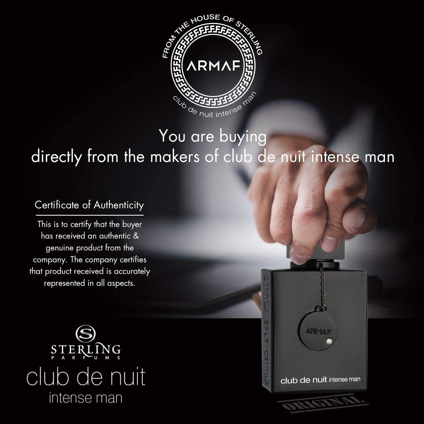 Parfums Club de Nuit Intense de la marque Armaf pour homme 105 ml