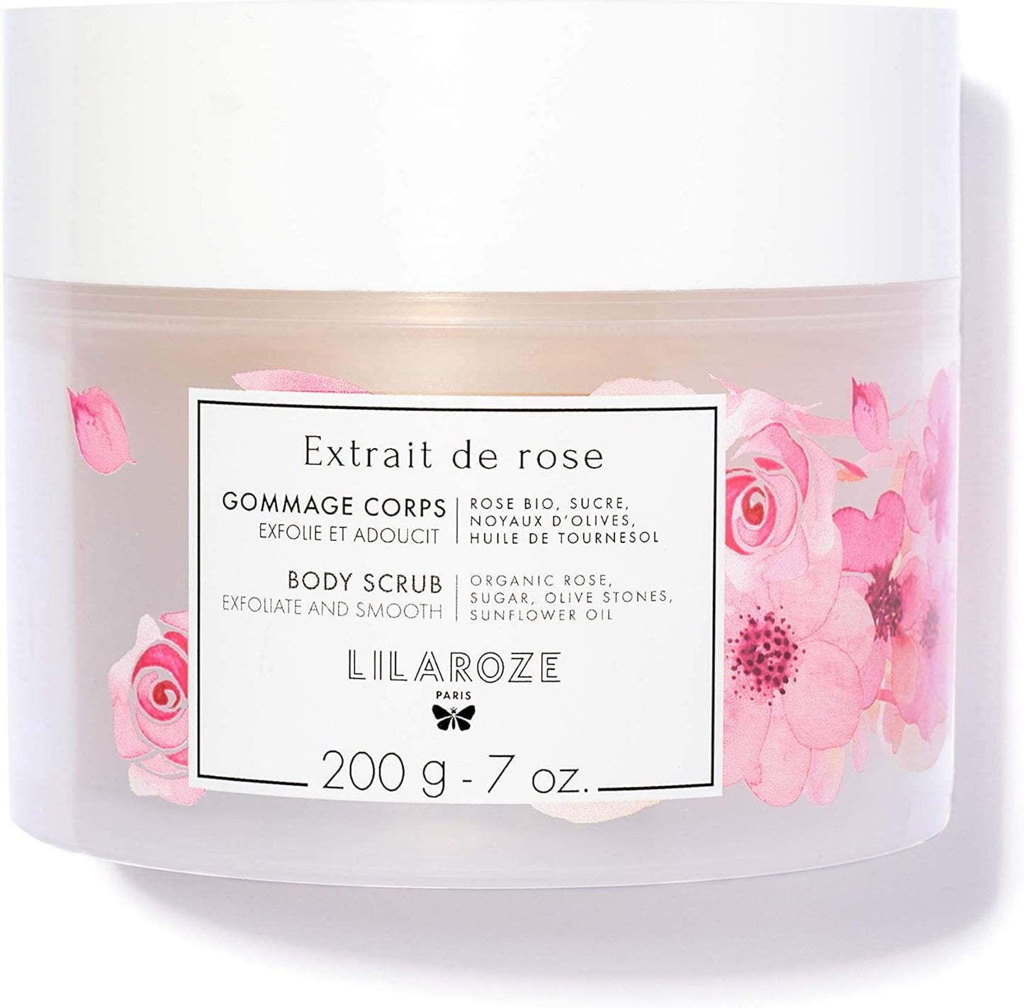 Lilaroze Paris - Gommage Corps Extrait de Rose Bio