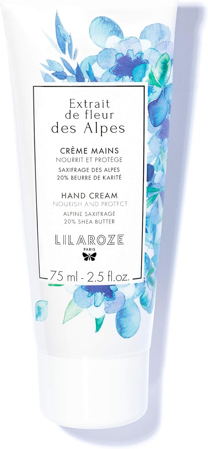 Lilaroze Paris - Crème Mains Extrait de Fleur Des Alpes Nourrit et Protège