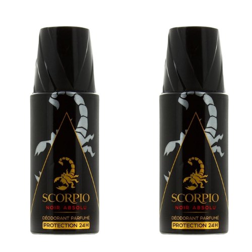 Scorpio - Noir Absolu - Deodorant pour homme