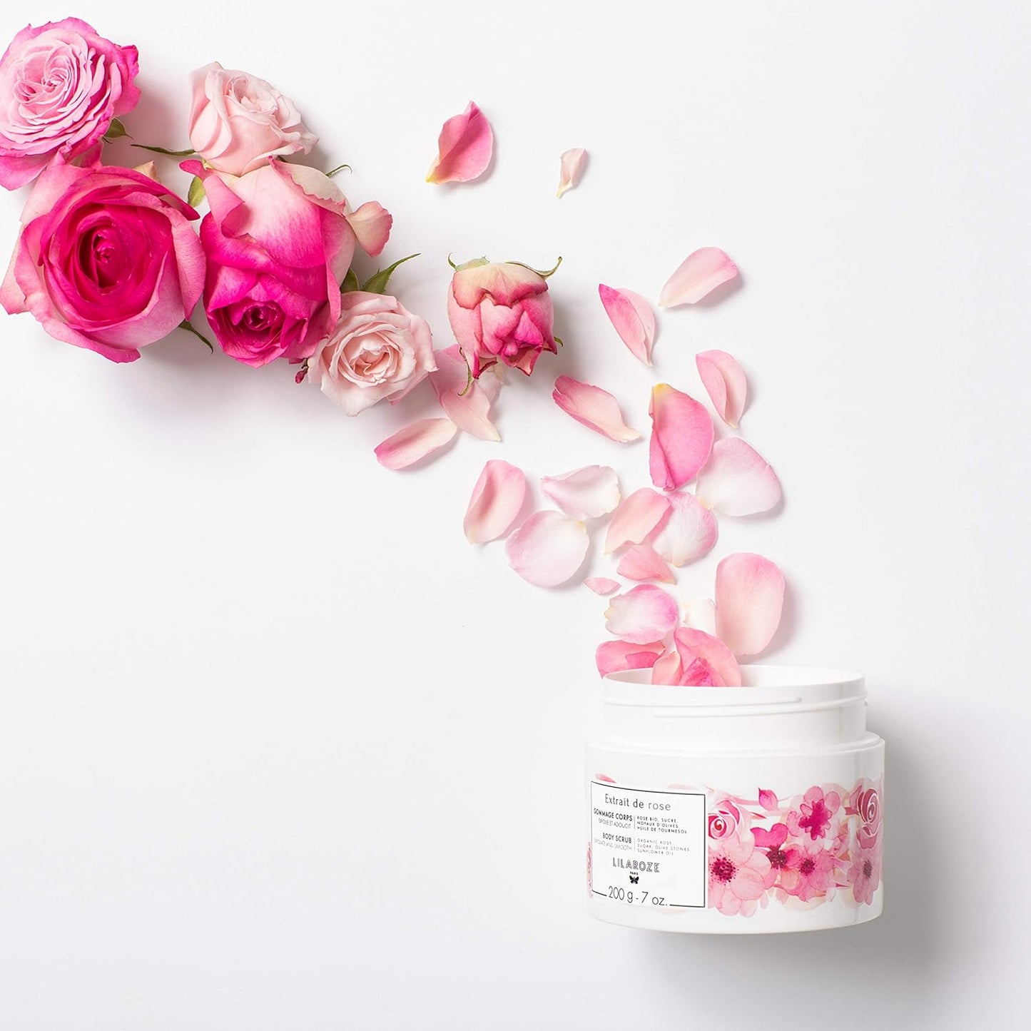 Lilaroze Paris - Gommage Corps Extrait de Rose Bio