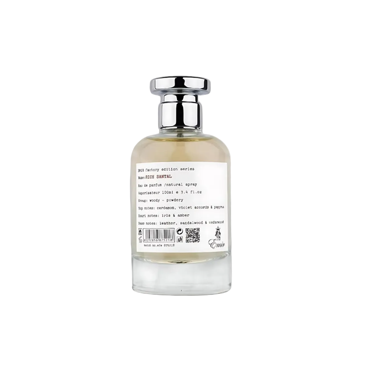 Paris Corner - Emir Rich Santal - Eau de Parfum Mixte