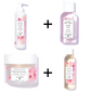 Lilaroze Paris - Pack Gel Mains Extrait de rose + Eau Micellaire Extrait de rose + Lait Corps Extrait de rose + Gommage de corps Extrait de rose