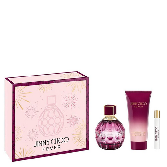 Jimmy Choo - Fever - Eau de Parfum 100ml + Mini 7.5ml + Lait de Corps 100ml