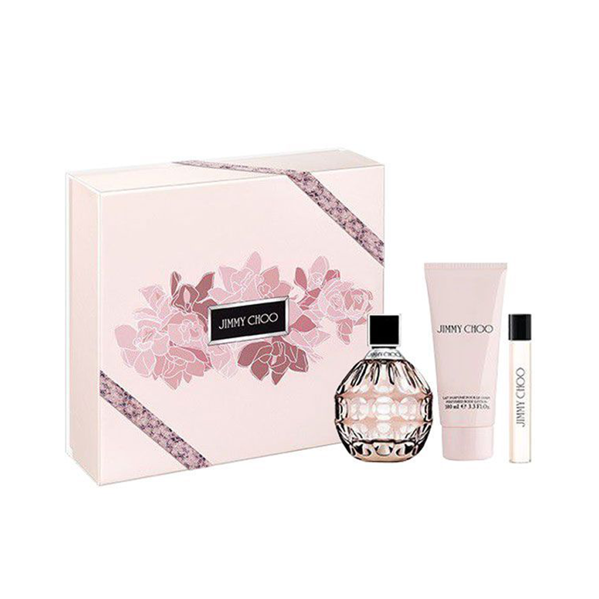 Jimmy Choo - Coffret Parfum 100ml + Lait de Corps 100ml + Mini Parfum 7.5ml