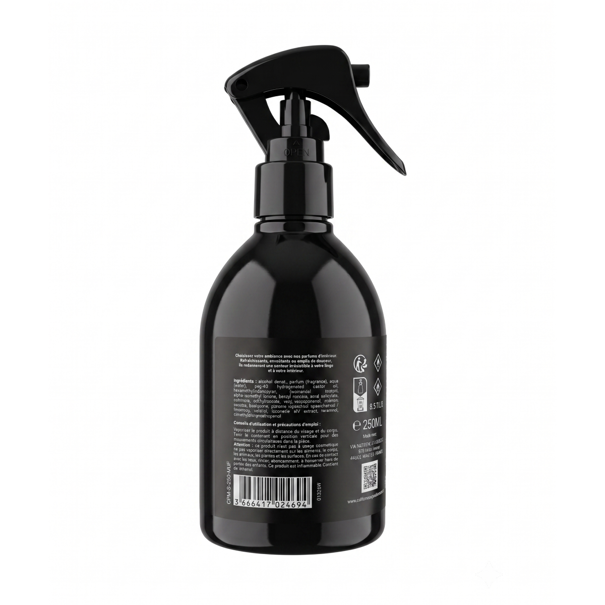 Collection Platinium - Musc Frais - Spray D'Interieur Parfum D'ambiance
