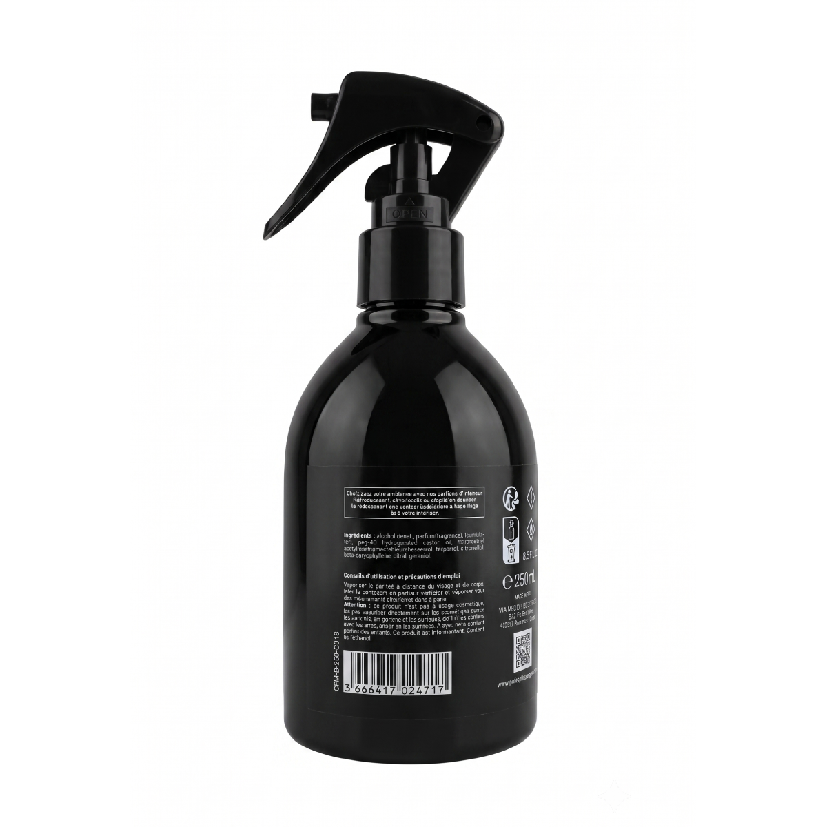Collection Platinium - Coton Blanc - Spray D'Interieur Parfum D'ambiance