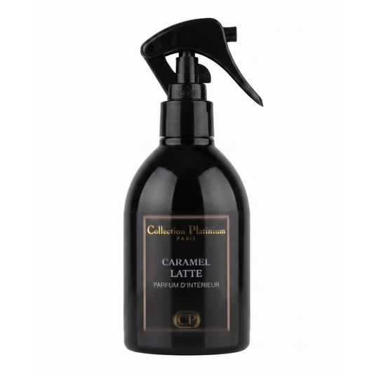 Collection Platinium - Caramel Latte - Spray D'Intérieur Parfum D'ambiance