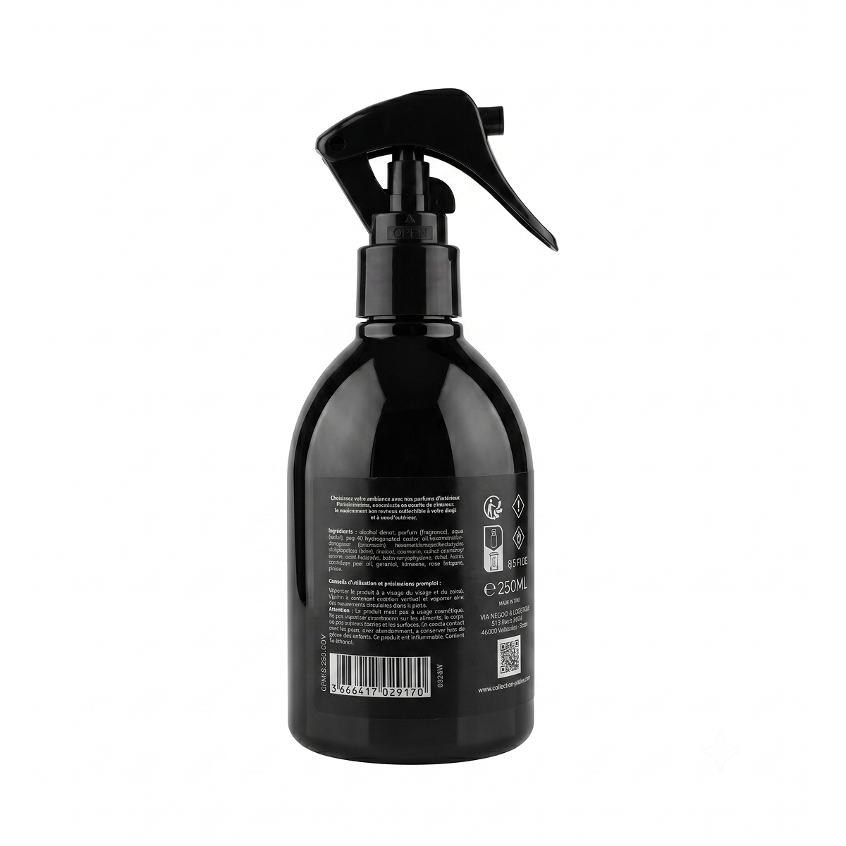 Collection Platinium - Coco Vanille - Spray D'Intérieur Parfum D'ambiance