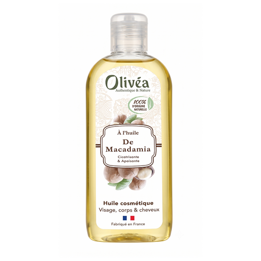 Olivéa - Huile de Macadamia - Huile Cicatrisante & Apaisante pour Visage