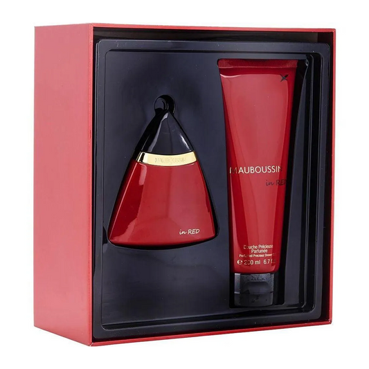 Mauboussin - Red - Coffret Eau de Parfum, Gel Douche