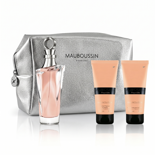Mauboussin - Pour Elle - Coffret Prestige Eau de Parfum, Gel Douche & Lait de Corps