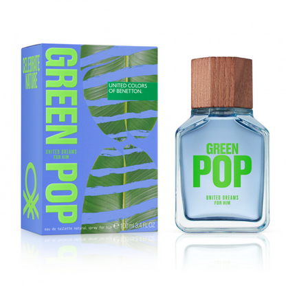 Benetton - United Dreams Green Pop - Eau de Toilette pour Homme