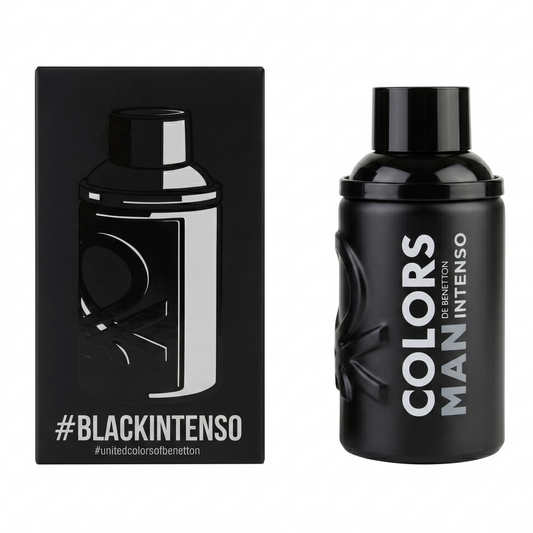 Bennetton - Colors Black Intenso - Eau de Parfum pour Homme