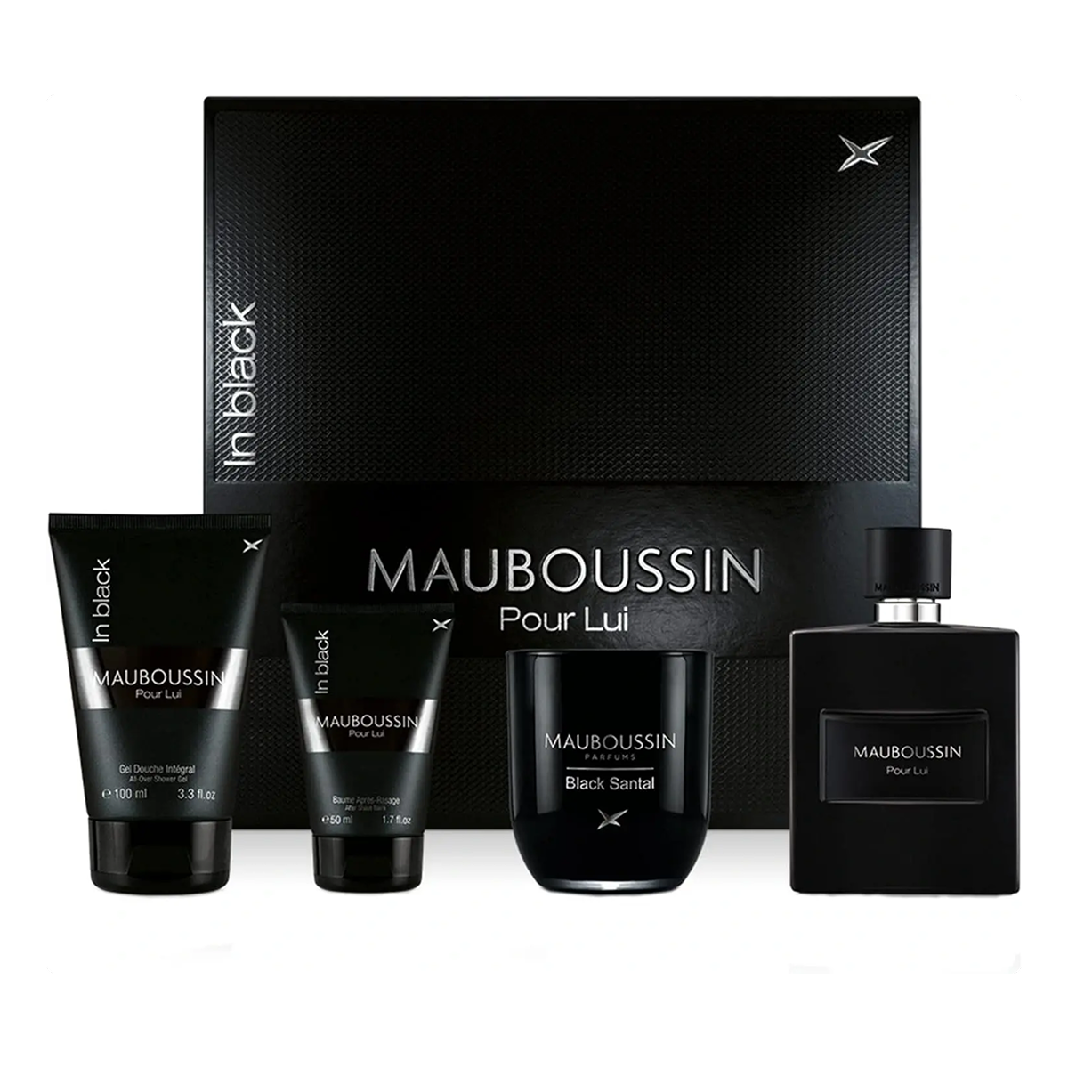 Mauboussin - Pour Lui in Black - Coffret `à 4 Pièces pour Homme