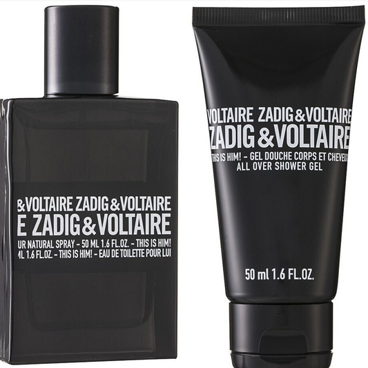 Zadig & Voltaire - This Is Him! - Coffret pour homme Eau de Toilette 50 ml + Gel Douche 50 ml