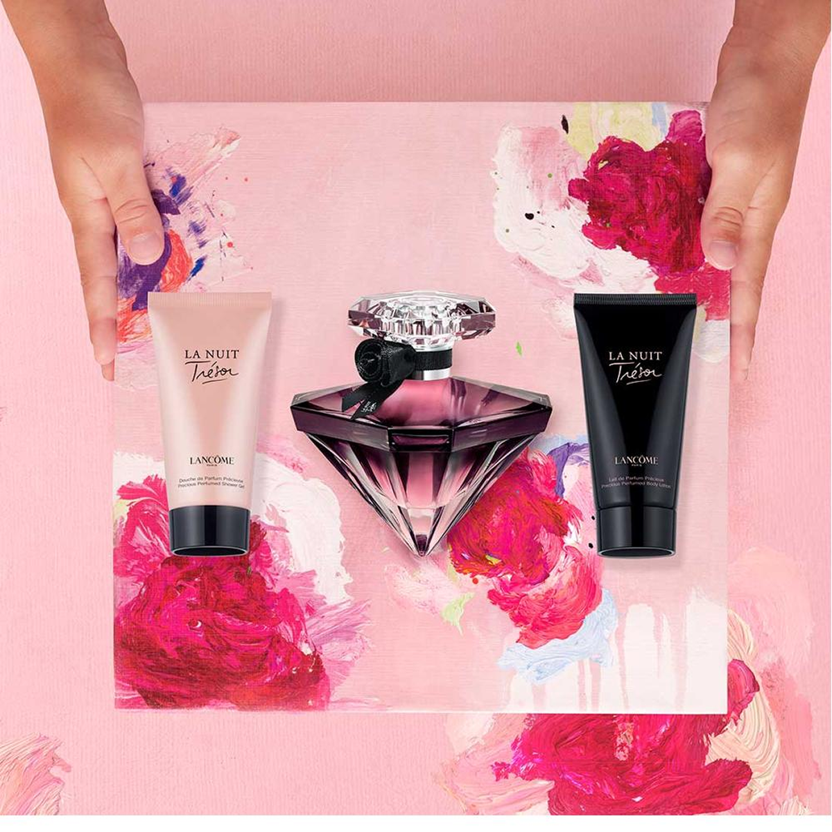Lancôme- Trésor - Eau de parfum 50ml + Gel douche 50ml + Lait de corps 50ml