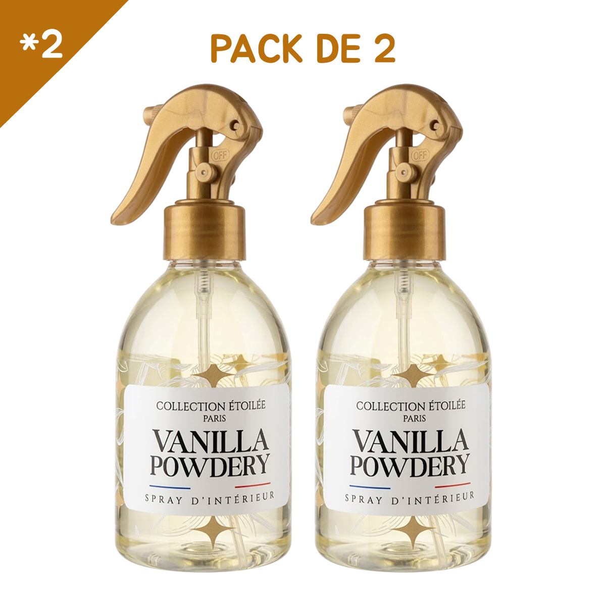Collection Étoilée - Vanilla Powdery - Spray d'Intérieur