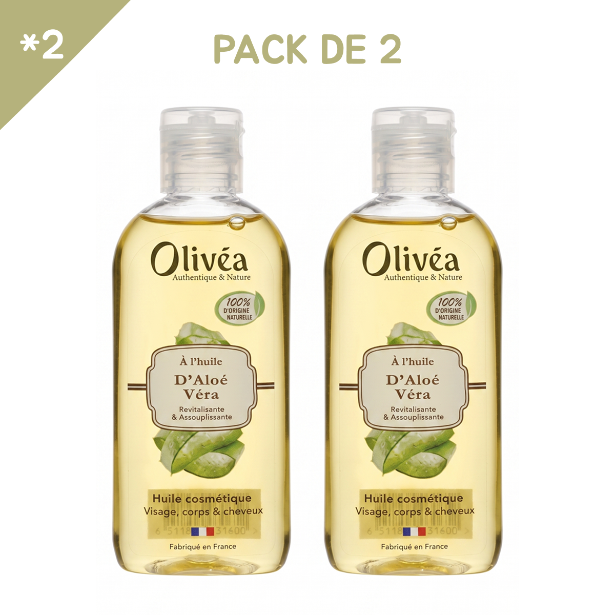 Olivéa - Huile d'Aloé Véra