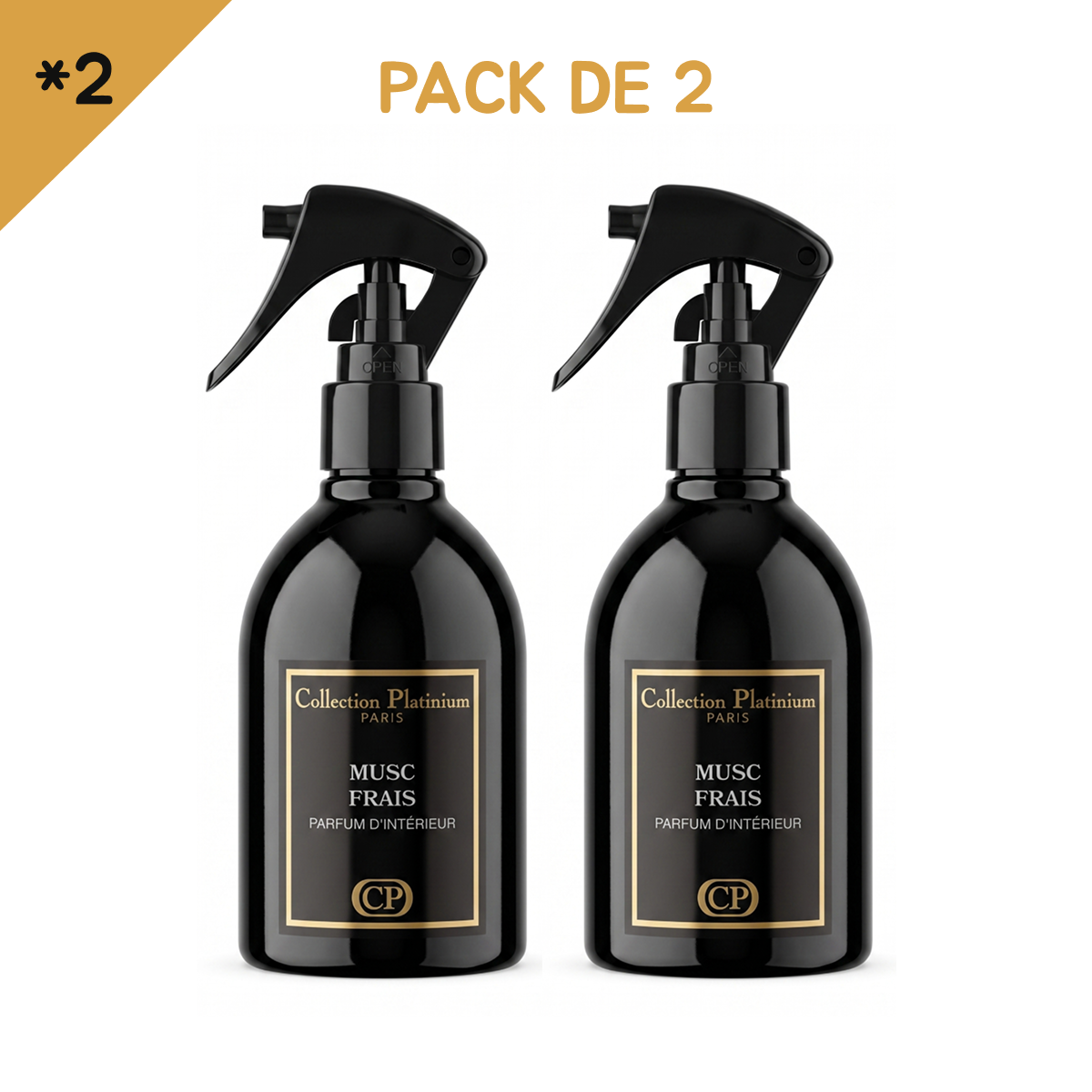 Collection Platinium - Musc Frais - Spray D'Interieur Parfum D'ambiance