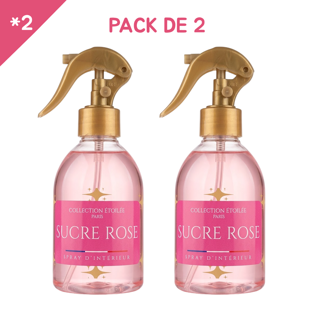 Collection Étoilée - Sucre Rose - Spray d'Intérieur