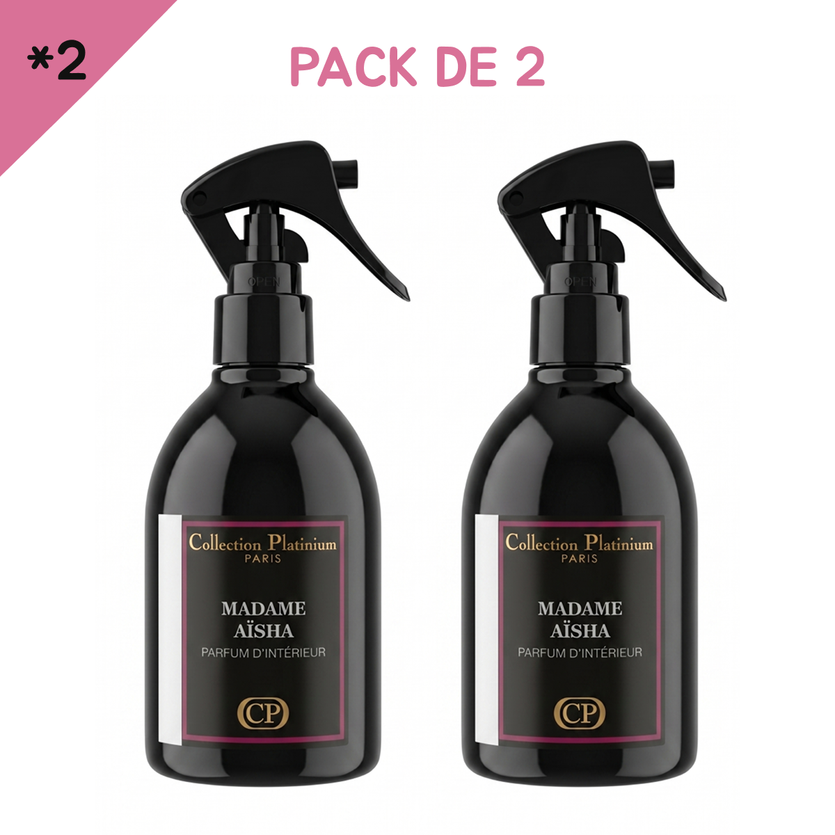 Collection Platinium - Madame Aisha - Spray D'Interieur Parfum D'ambiance