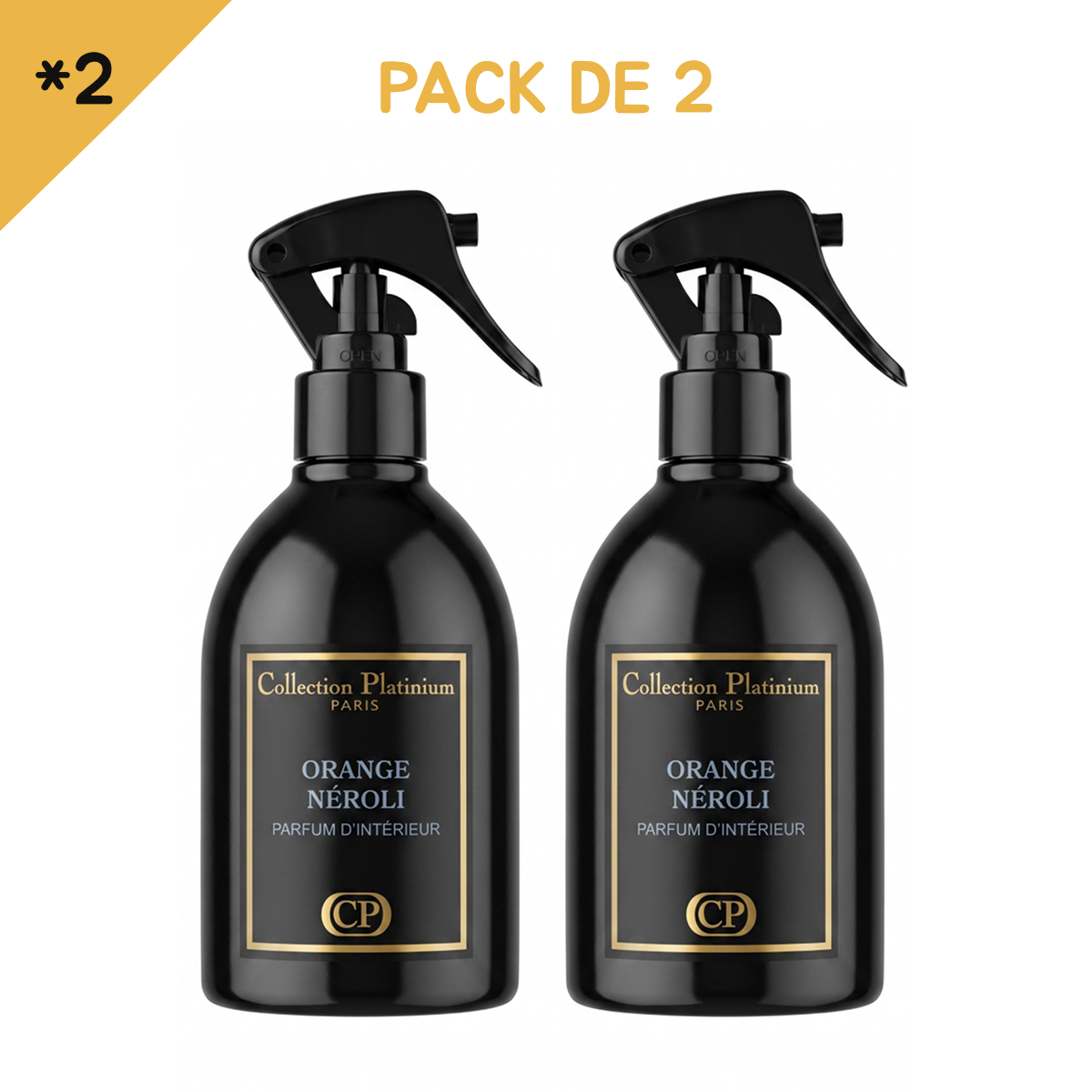 Collection Platinium - Orange Neroli- Spray D'Intérieur Parfum D'ambiance