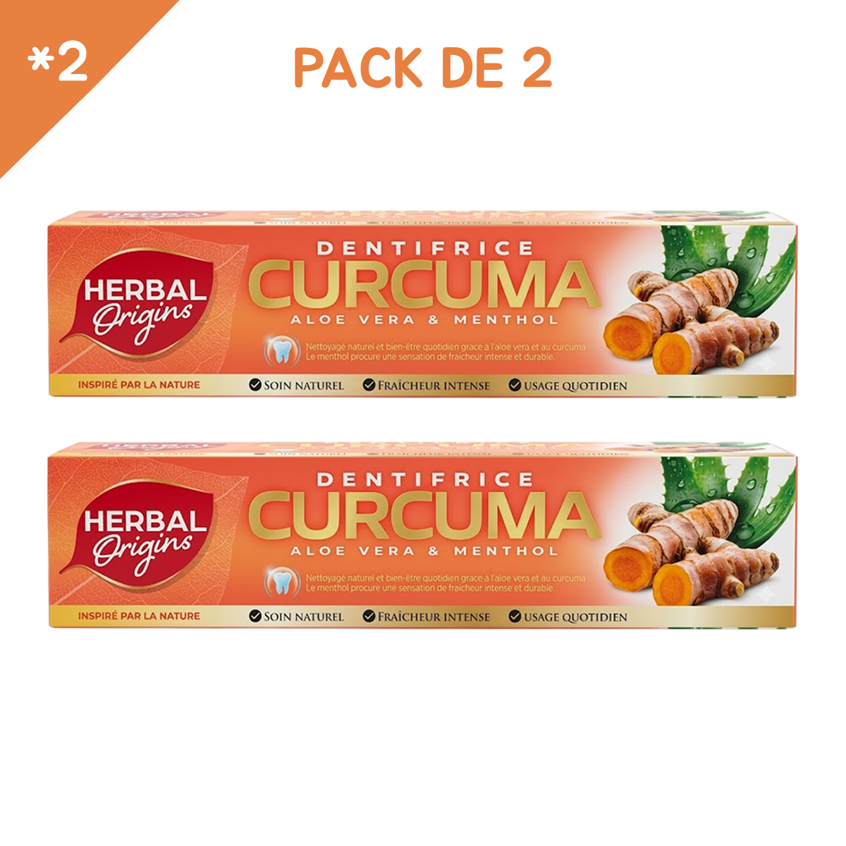 Herbal Origins - Curcuma - Dentifrice