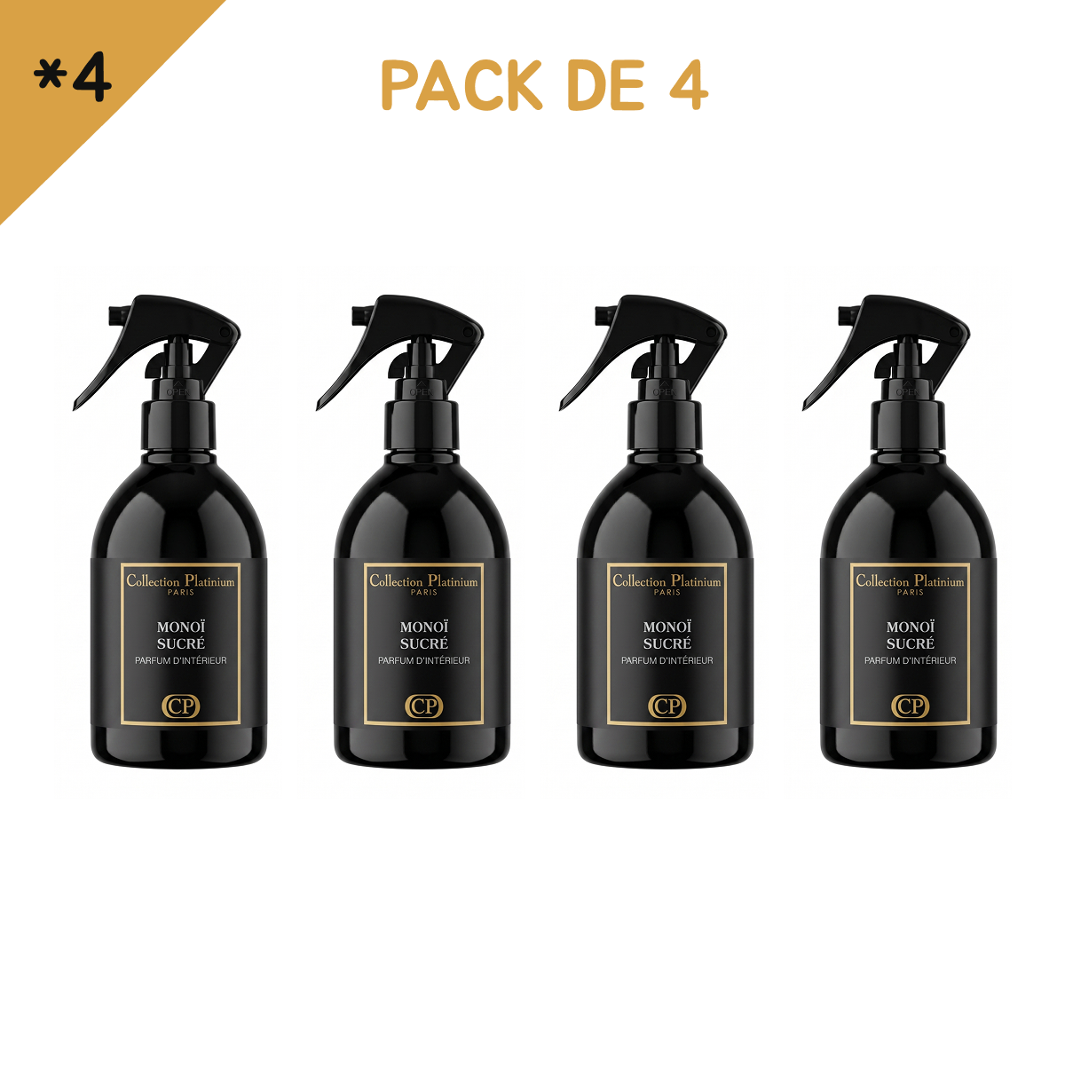 Collection Platinium - Monoi Sucré - Spray D'Interieur Parfum D'ambiance