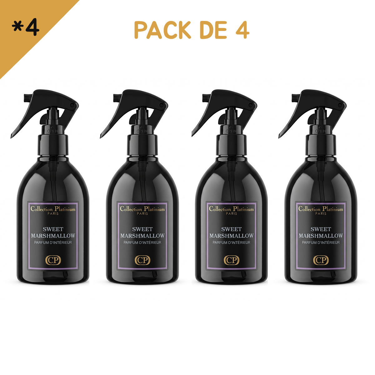 Collection Platinium - Sweet Marshmallow - Spray D'Interieur Parfum D'ambiance