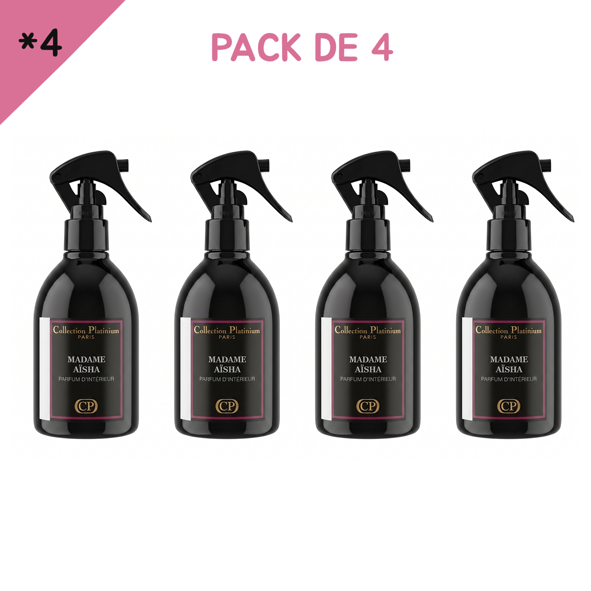 Collection Platinium - Madame Aisha - Spray D'Interieur Parfum D'ambiance