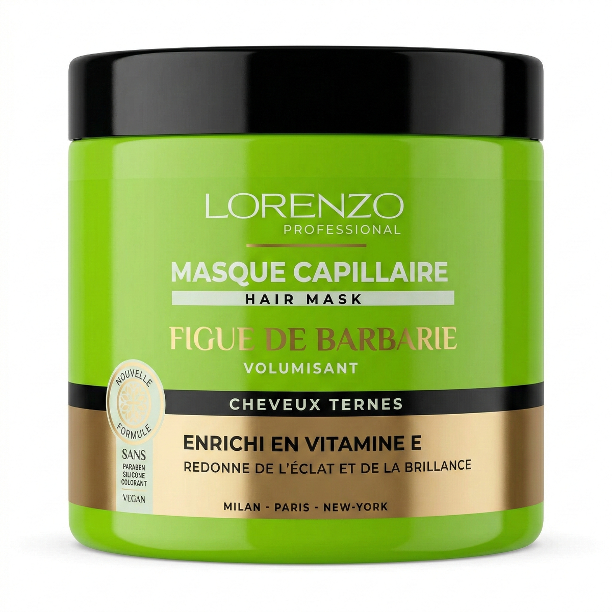 Lorenzo Professional - Figue de Barbarie - Masque Capillaire cheveux ternes